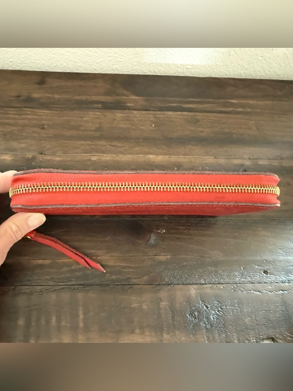 Louis Vuitton Empriente Monogram Red Zippy Long Wallet - Picture 7 of 11